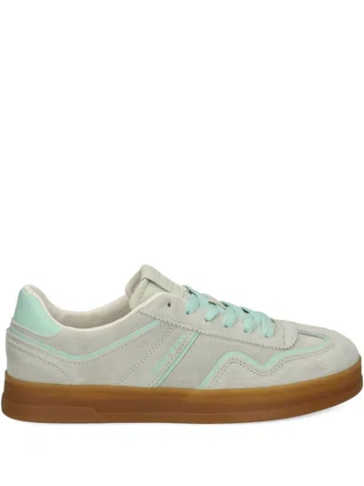 Tommy Jeans Suede Sneakers In Gray