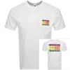 TOMMY JEANS TOMMY JEANS SUMMER FLAG T SHIRT WHITE