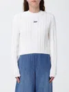 Tommy Jeans セーター  レディース カラー アイボリー In White