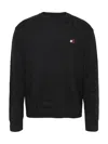 Tommy Jeans Sweaters Black In Nero Neri E Grigi