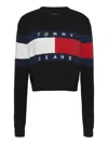 Tommy Jeans Sweaters Black In Nero Scuri