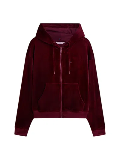 Tommy Jeans Sweaters Bordeaux In Burgundy