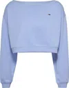 Tommy Jeans Sweaters Clear Blue In Azzurro Blu E Verdi