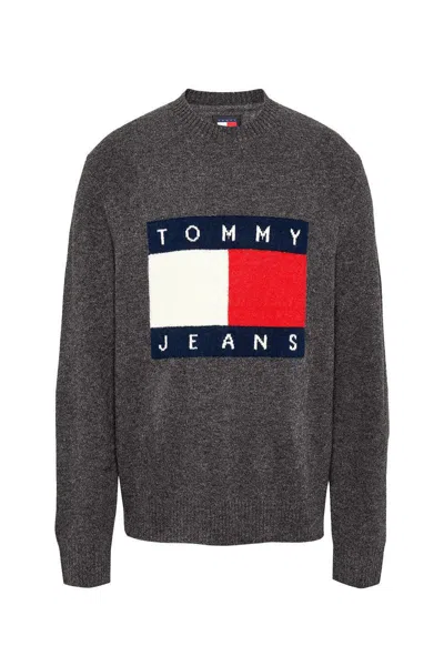 Tommy Jeans Sweaters In Gray