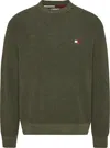 Tommy Jeans Sweaters Green In Verde Blu E Verdi