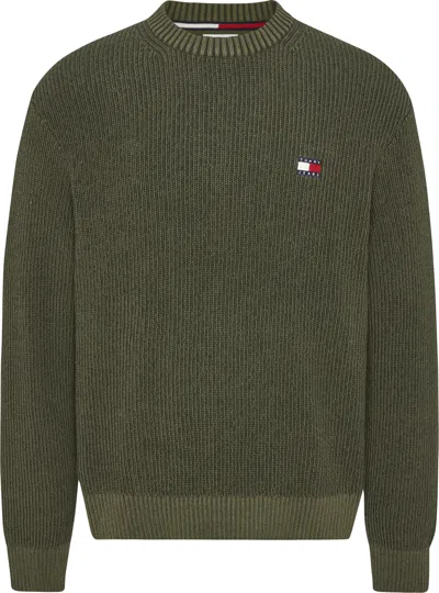 Tommy Jeans Sweaters Green In Verde Blu E Verdi