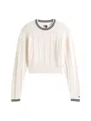 Tommy Jeans Sweaters White In White