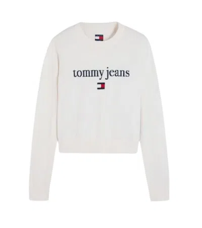 Tommy Jeans Sweaters White In Multi
