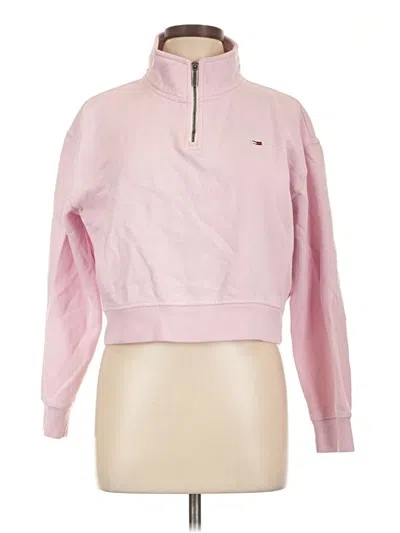 Pre-owned Tommy Jeans Sweatshirt In Pink