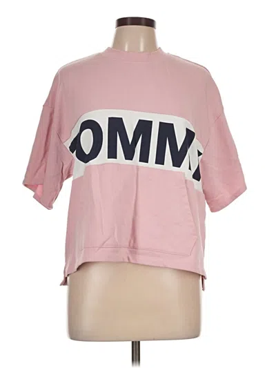 Pre-owned Tommy Jeans Sweatshirt In Pink