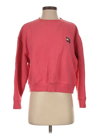 Pre-owned Tommy Jeans Sweatshirt In Red