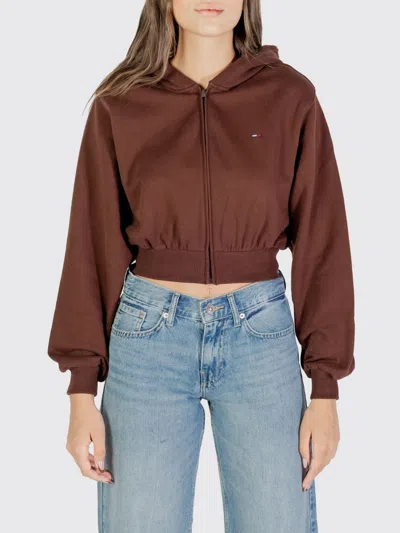 Tommy Jeans Sweatshirt  Woman Color Brown