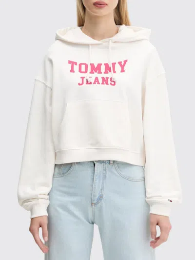 Tommy Jeans Sweatshirt  Woman Color Yellow Cream In White