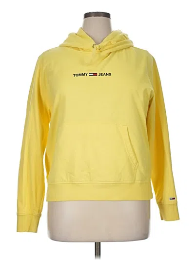 Pre-owned Tommy Jeans Sweatshirt In Yellow