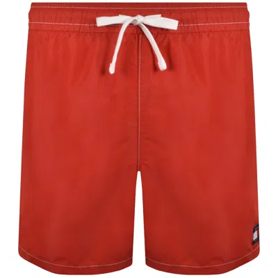 Tommy Jeans Swim Shorts Red