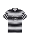 Tommy Jeans Stripe Graphic Tee In Black