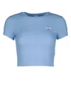 Tommy Jeans Ribbed T-shirt In Blue