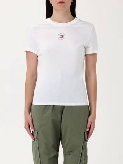 Tommy Jeans T-shirt  Woman Color Ecru