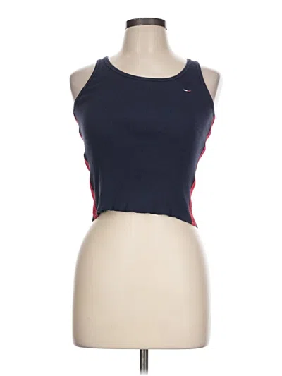 Pre-owned Tommy Jeans Tank Top In Blue