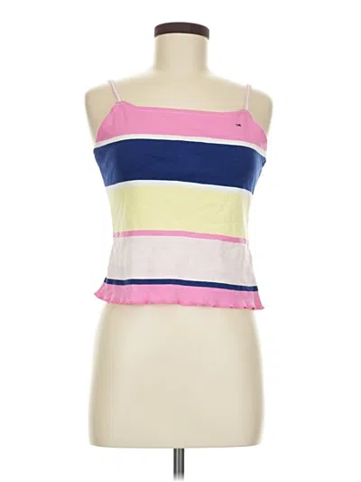 Pre-owned Tommy Jeans Tank Top In Pink