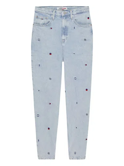 Tommy Jeans Tapered-leg Jeans In 蓝色