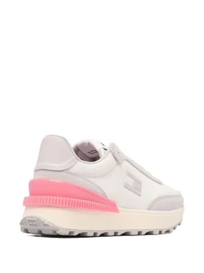 Tommy Jeans Tech Runner Sneakers In White