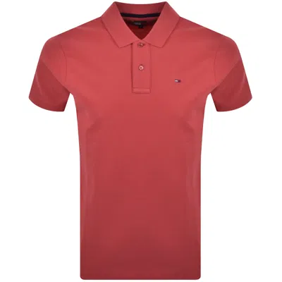 Tommy Jeans Tipped Polo Shirt Red
