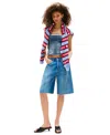 Tommy Jeans Tommy Girl Women's Wide-leg Denim Shorts