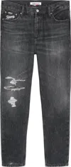 Tommy Jeans Trousers Black In Nero Neri E Grigi