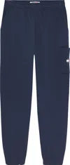Tommy Jeans Trousers Blue In Blu Blu E Verdi