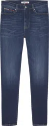 Tommy Jeans Trousers Blue In Blu Blu E Verdi