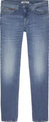 Tommy Jeans Trousers Blue In Blu Blu E Verdi