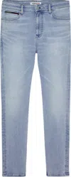 Tommy Jeans Trousers Blue In Blu Blu E Verdi