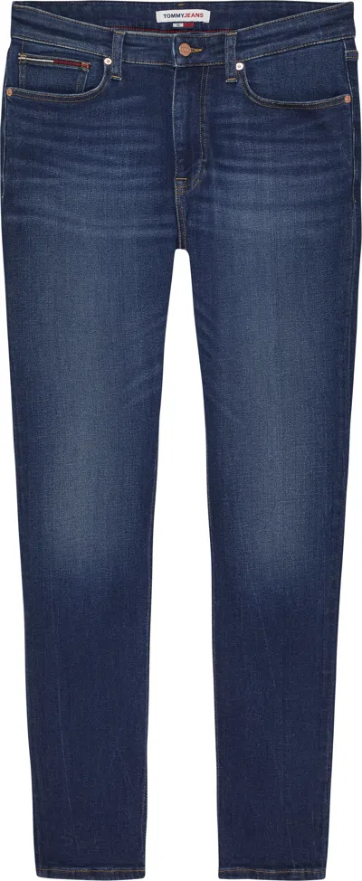 Tommy Jeans Trousers Blue In Blu Blu E Verdi