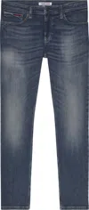 Tommy Jeans Trousers Blue In Blu Blu E Verdi