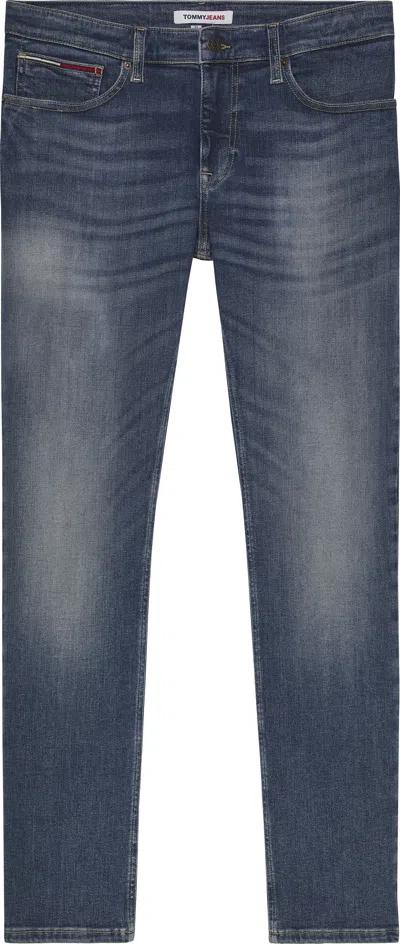 Tommy Jeans Trousers Blue In Blu Blu E Verdi