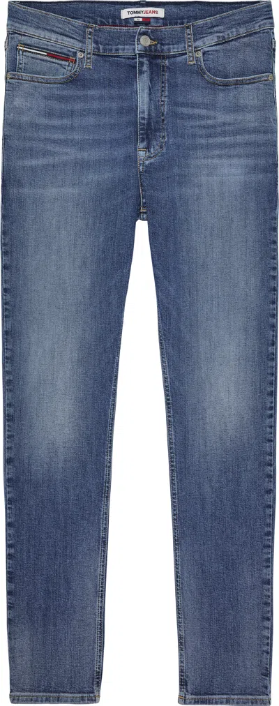 Tommy Jeans Trousers Blue In Blu Blu E Verdi