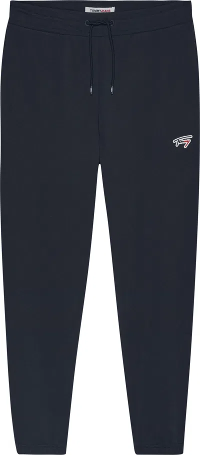 Tommy Jeans Trousers Blue In Blu Blu E Verdi