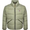 Tommy Jeans Vail Puffer Jacket Green In Green