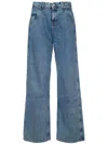 Tommy Jeans Prada Brown Suede Loafers In Blue
