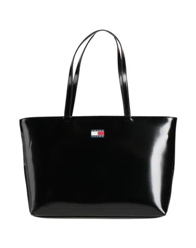 Tommy Jeans Woman Handbag Black Size - Polyurethane