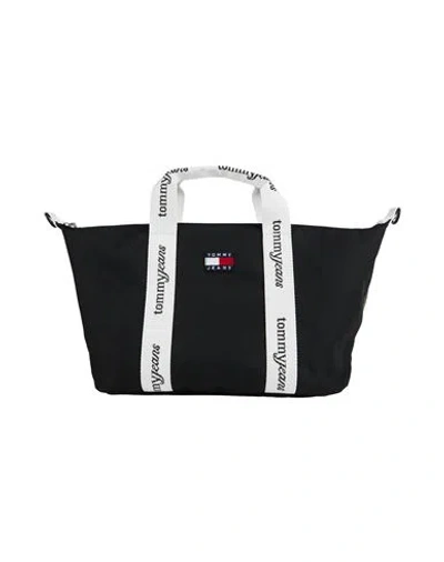 Tommy Jeans Woman Handbag Black Size - Recycled Polyester