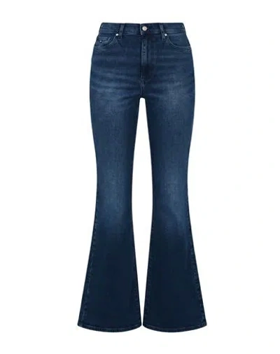 Tommy Jeans Woman Jeans Blue Size 24w-32l Cotton, Elastane