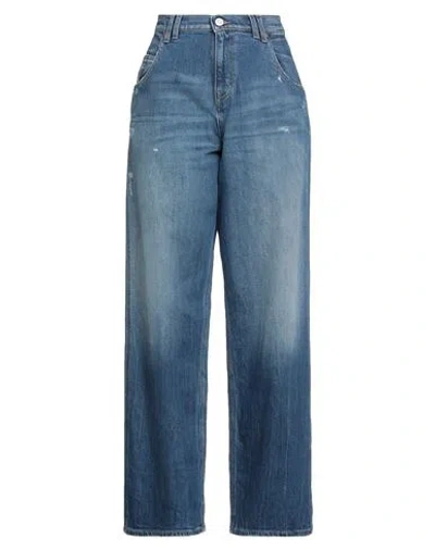 Tommy Jeans Woman Jeans Blue Size 28w-32l Cotton, Elastane, Recycled Cotton