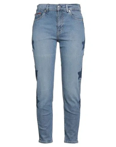 Tommy Jeans Woman Jeans Blue Size 29w-32l Cotton, Elastane