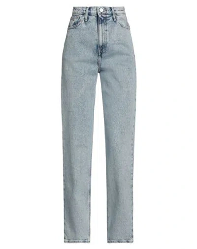 Tommy Jeans Woman Jeans Blue Size 26w-32l Cotton, Recycled Cotton, Elastane