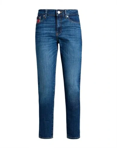 Tommy Jeans Woman Jeans Blue Size 32w-30l Cotton, Elastane