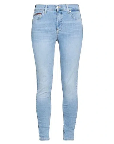 Tommy Jeans Woman Jeans Blue Size 32w-30l Cotton, Polyester, Elastane