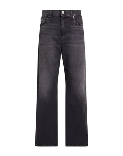 Tommy Jeans Woman Jeans Charcoal Size 29 Cotton, Elastane In Brown