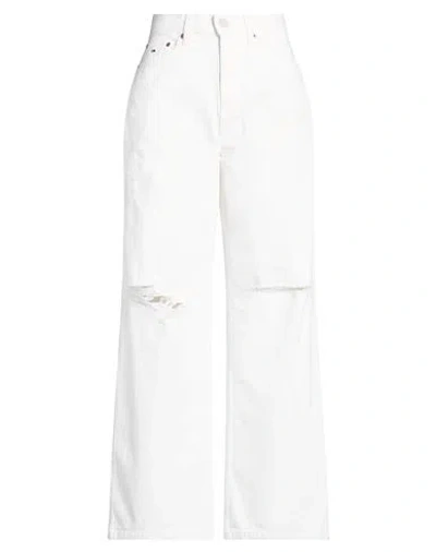 Tommy Jeans Woman Jeans White Size 29w-30l Cotton, Elastane
